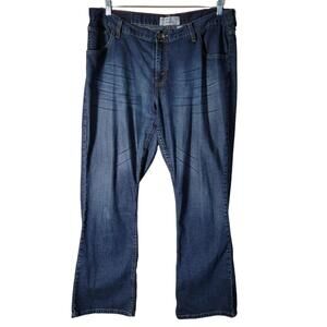 Vintage Levi Strauss Signature Blue Denim Bootcut Jeans Women Plus Size 18W